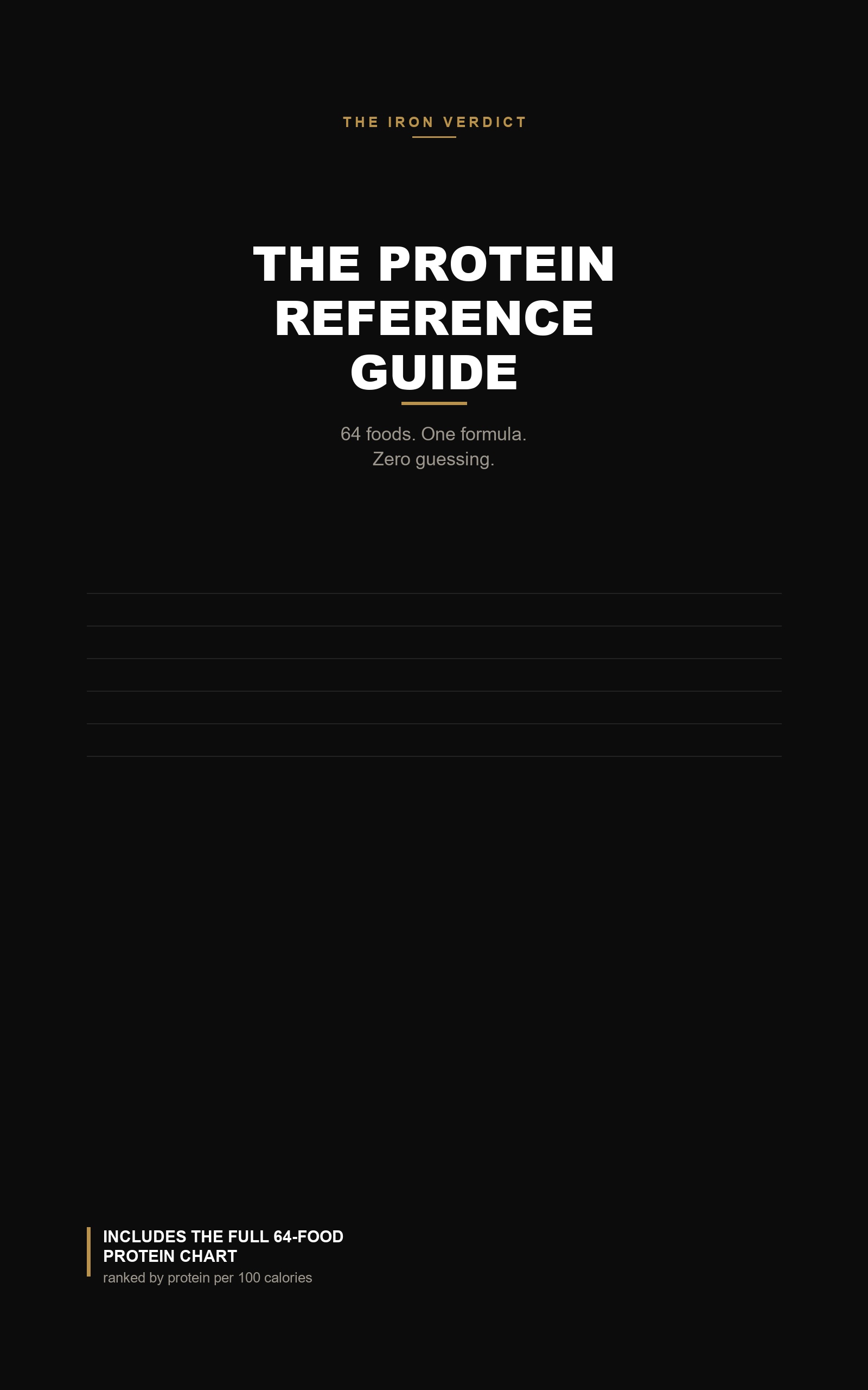 The Protein Reference Guide ebook cover